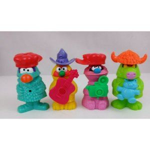 Lot of 4 1995 McDonalds Happy Meal Toys Muppet Work Shop